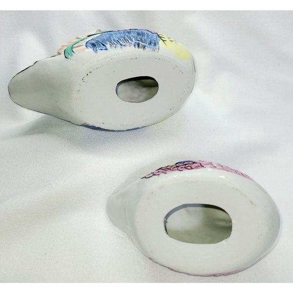 Adorable hand painted vintage quail, birds set - Picture 6 of 10